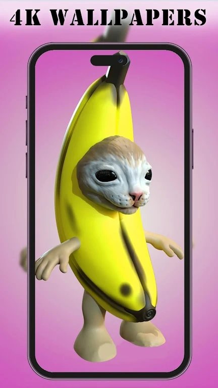 Banana Cat Wallpaper